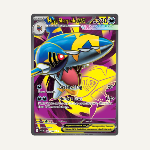 Mega Sharpedo ex #113
