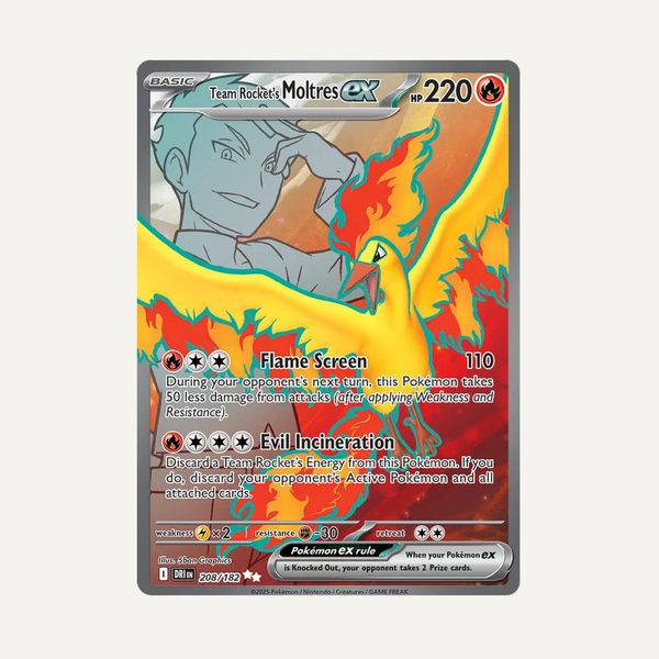 Team Rocket's Moltres ex #208