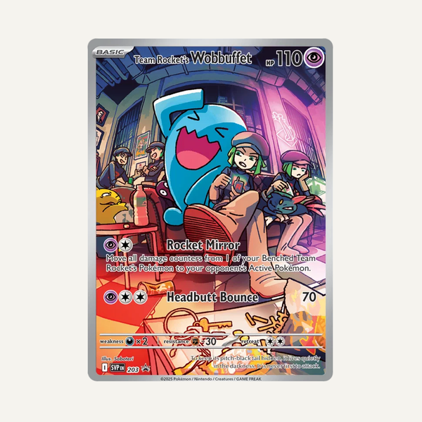 Team Rocket's Wobbuffet #203