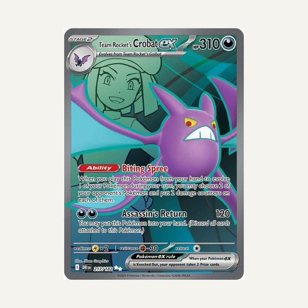 Team Rocket's Crobat ex #217