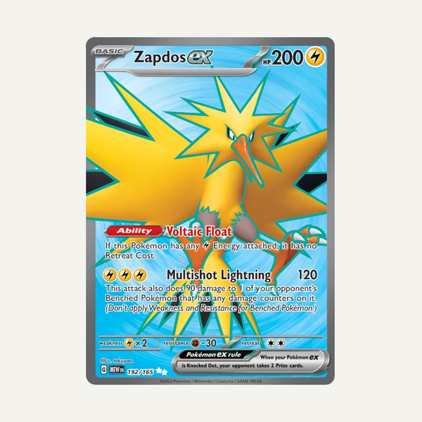Zapdos ex #192