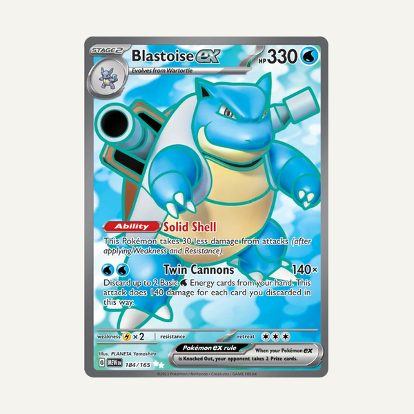 Blastoise ex #184