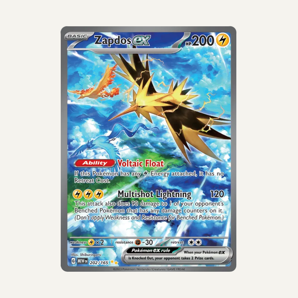 Zapdos ex #202